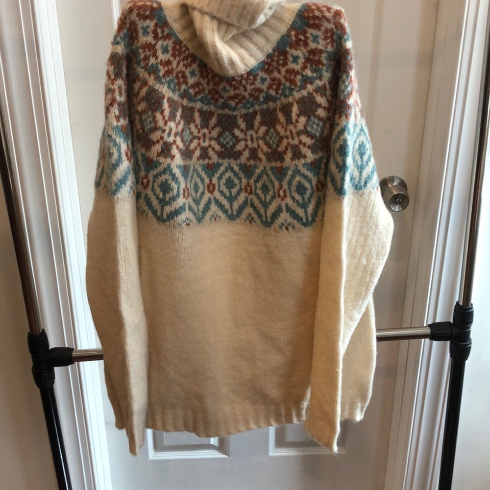 Turtleneck chunky sweater